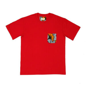 Tee Shirt Rouge Fleur de Mariage